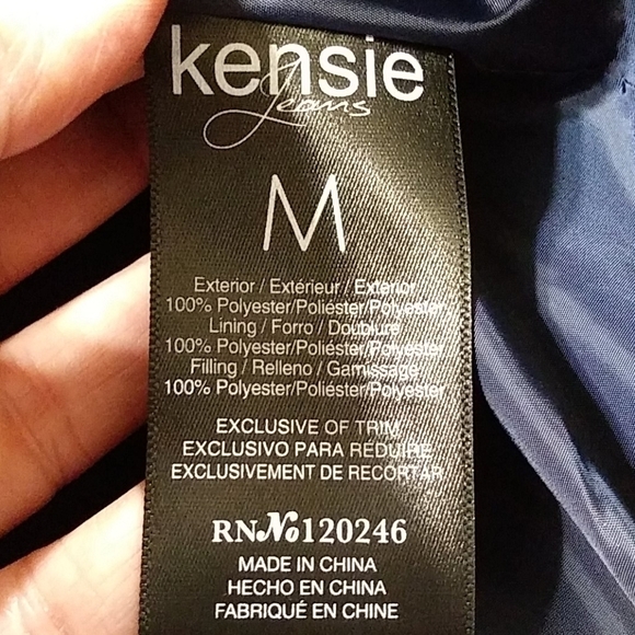 Kensie Jeans Puffy Plaid Vest - Picture 10 of 12